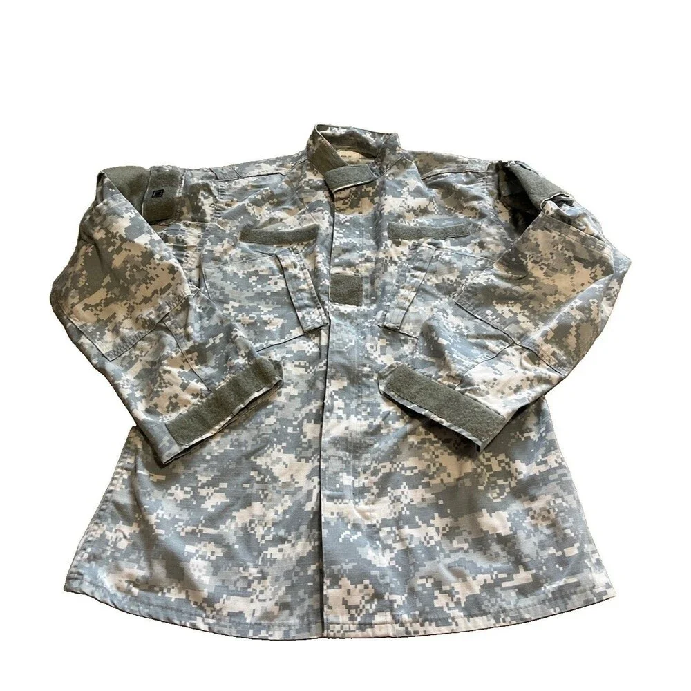 US Army ACU Digital Camo Combat Jacket Medium Regular Tactical Military Coat